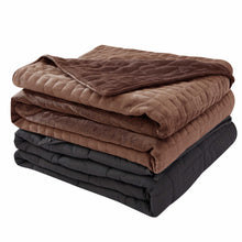 Load image into Gallery viewer, 15 lbs Microfiber Weighted Blanket with Duvet Cover
