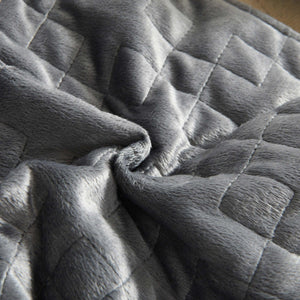 15 lbs Microfiber Weighted Blanket with Duvet Cover
